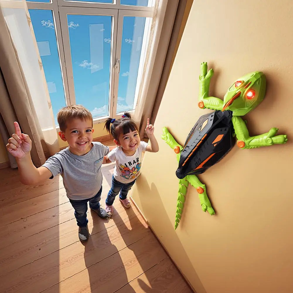 Remote Control Wall-Climbing Gecko