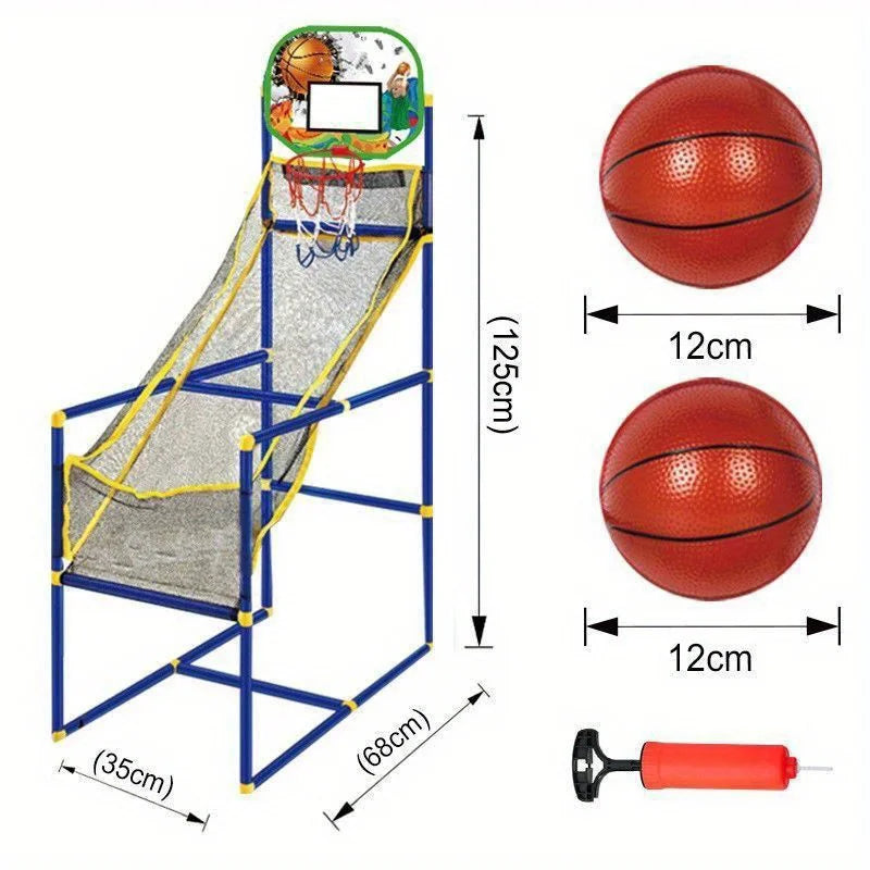 Basketball Arcade Game with Ball Return