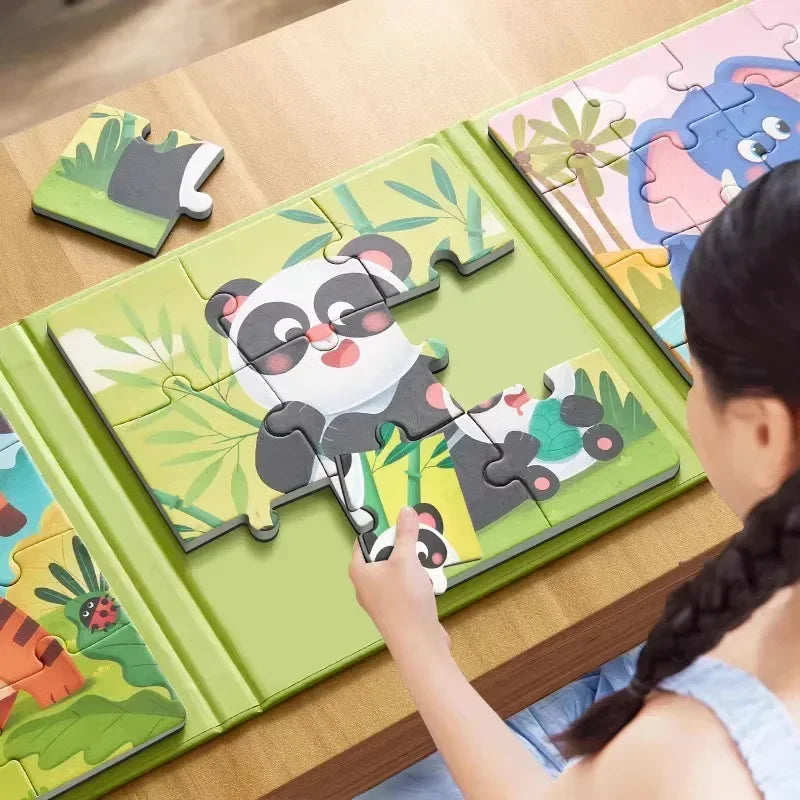 Magnetic Puzzle Book – Five Picture Themes