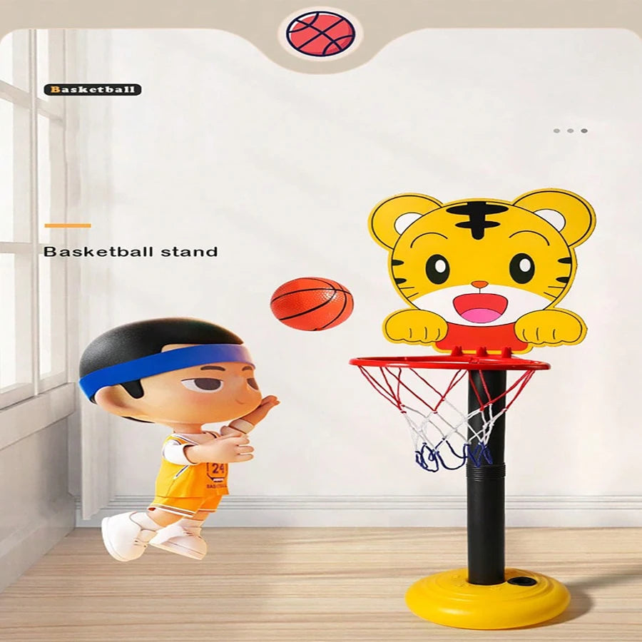 Kids' Adjustable Basketball Hoop with Ball