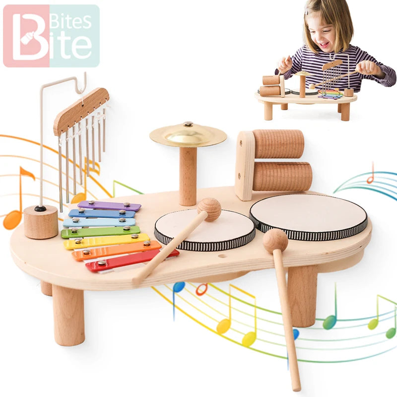 Wooden Musical Activity Table — Pivoli Toys