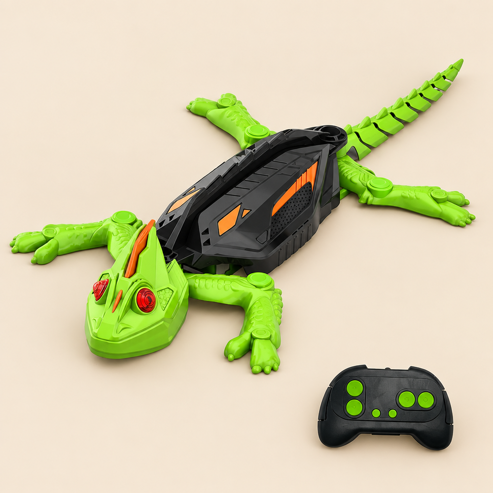Remote Control Wall-Climbing Gecko