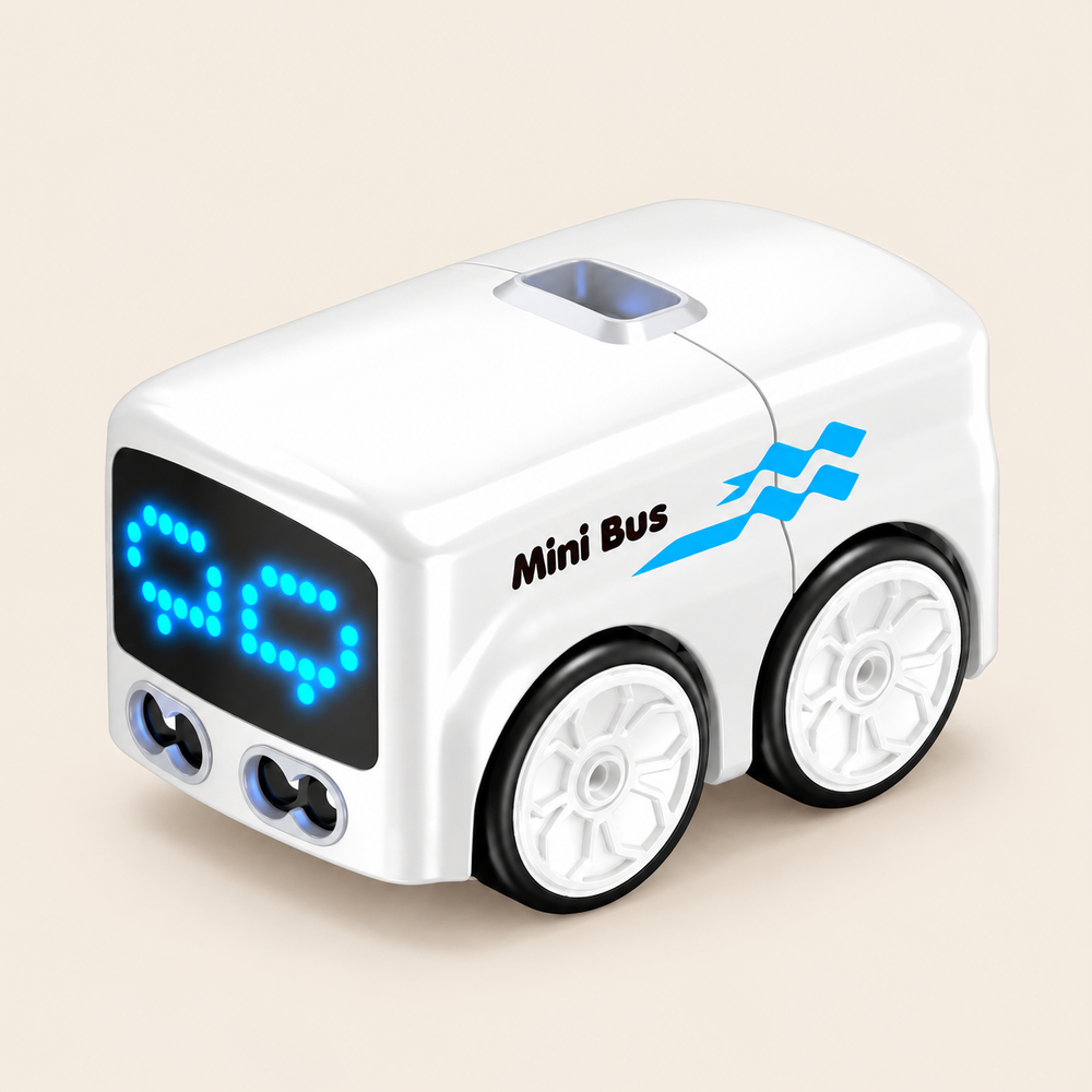 Remote Control Mini Bus with LED Face