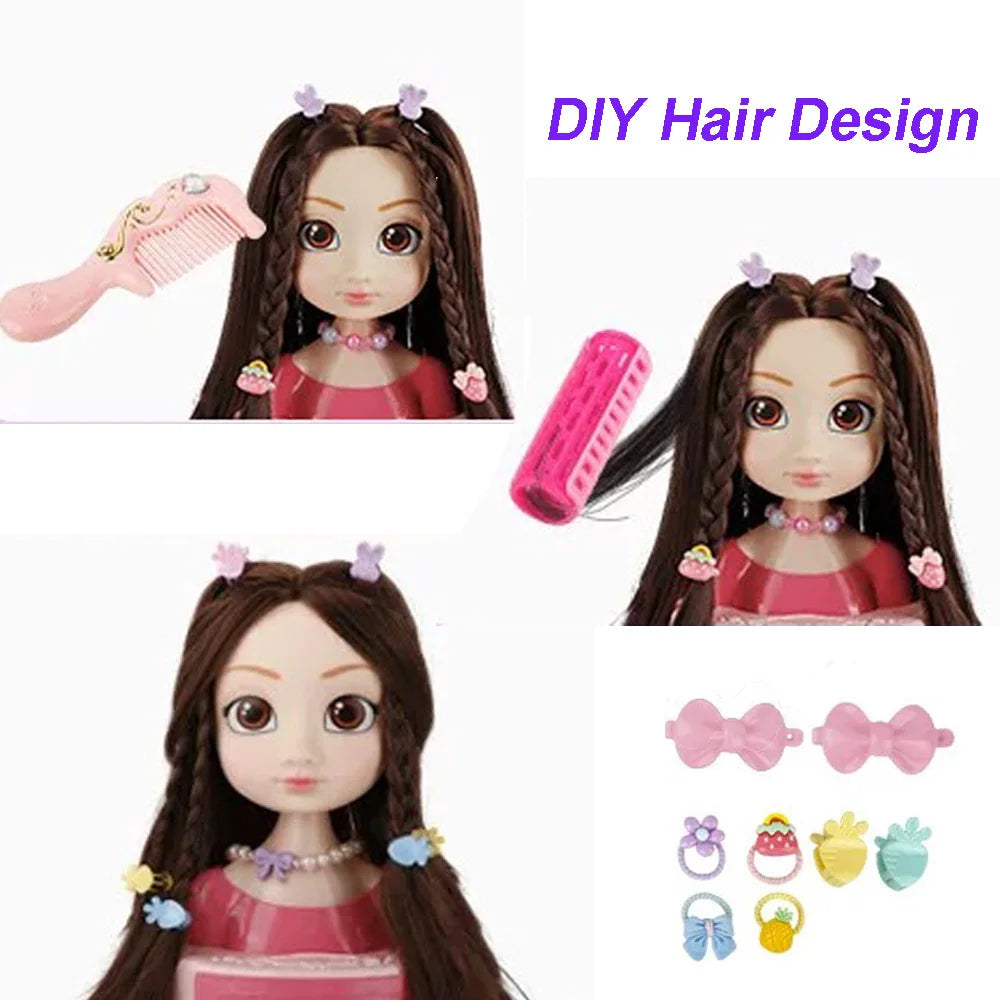 Doll Styling Head with Hair Accessories, additional product view 2