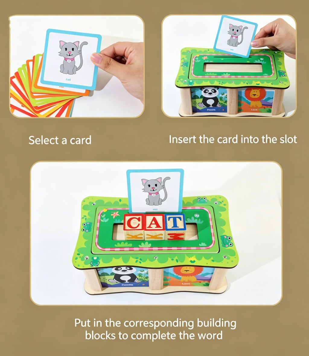 Wooden Picture & Spelling Box — Pivoli Toys — product image 7