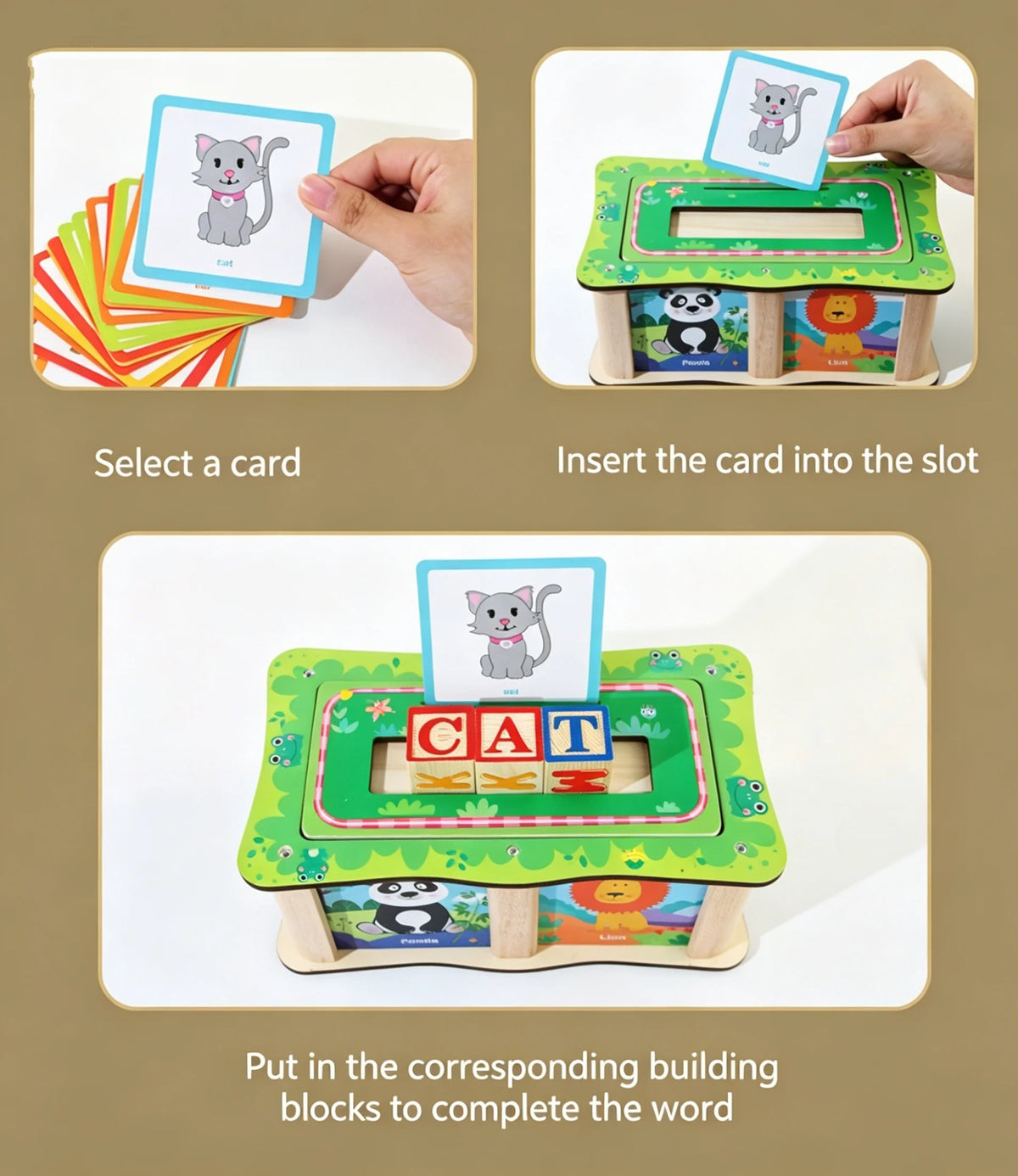 Wooden Picture & Spelling Box — Pivoli Toys — product image 7
