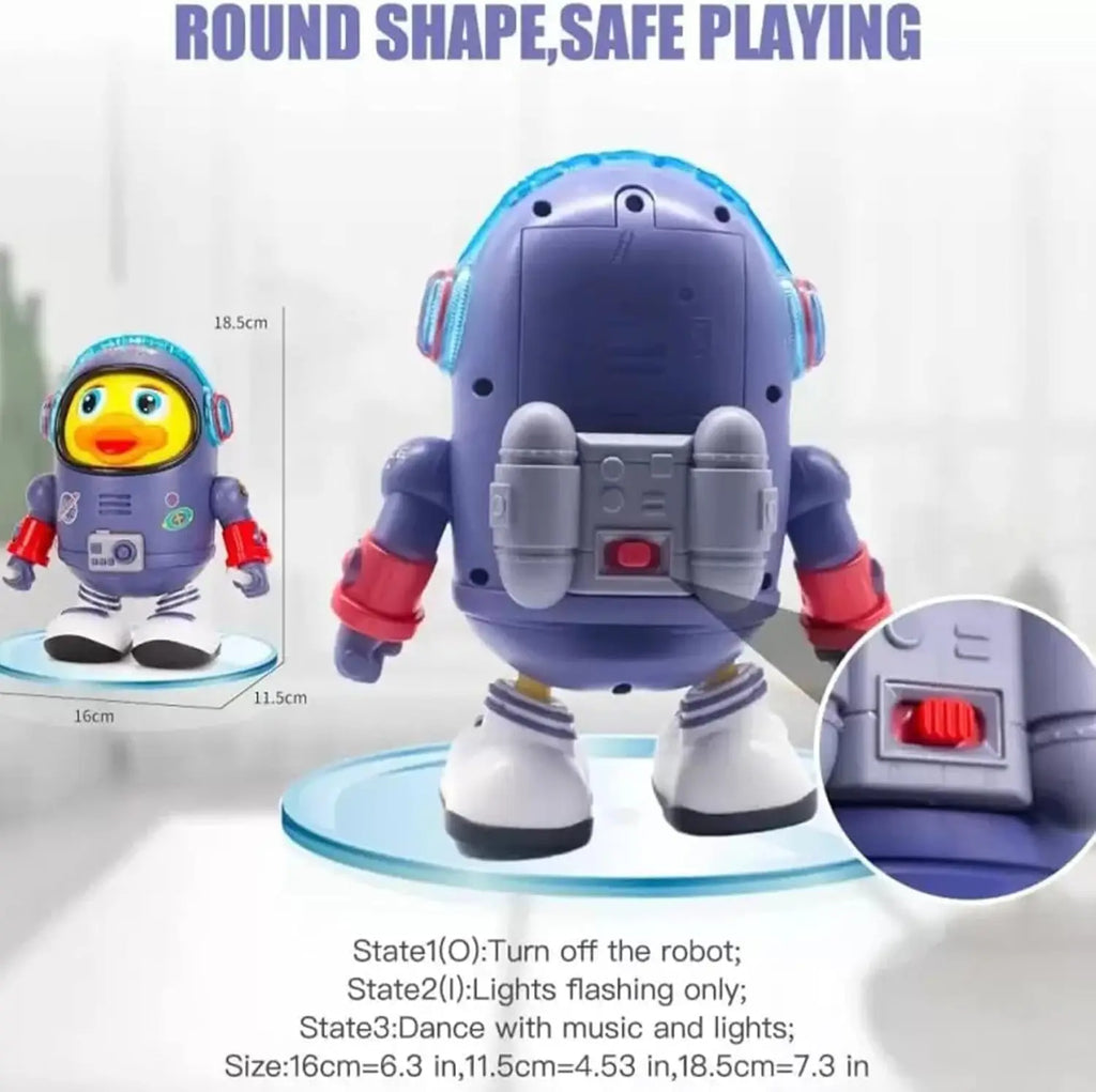 Dancing Astronaut Duck with Lights & Music