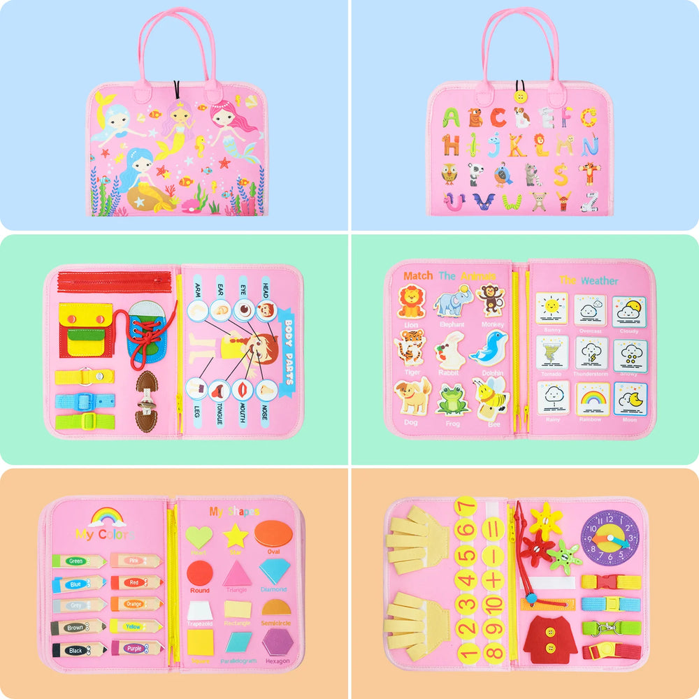 Carry-Along Busy Book — Pivoli Toys