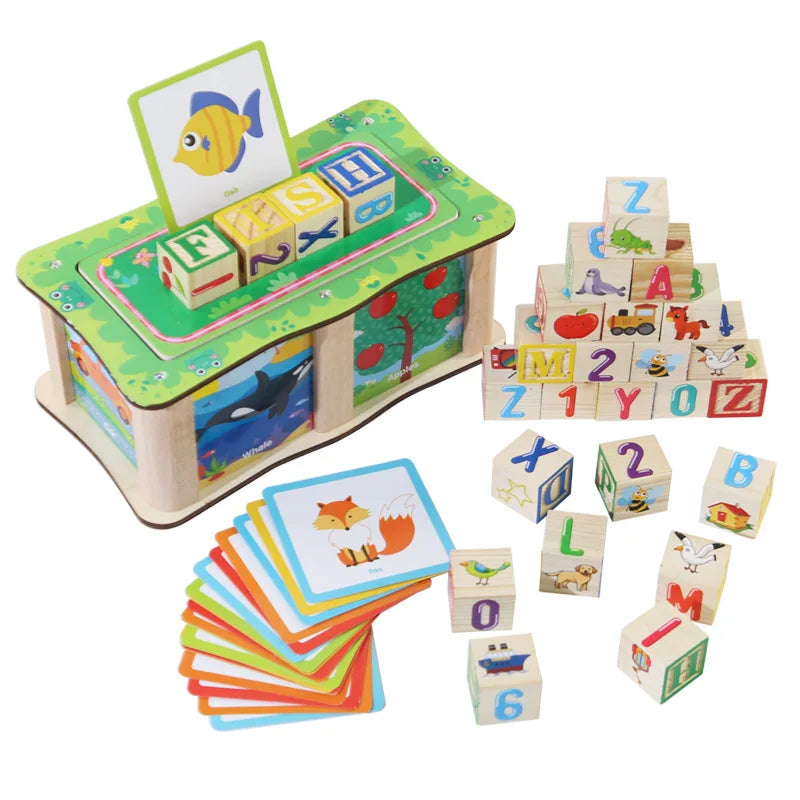Wooden Picture & Spelling Box — Pivoli Toys — product image 12