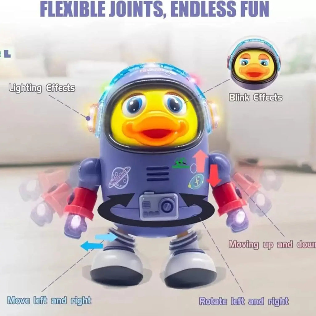 Dancing Astronaut Duck with Lights & Music