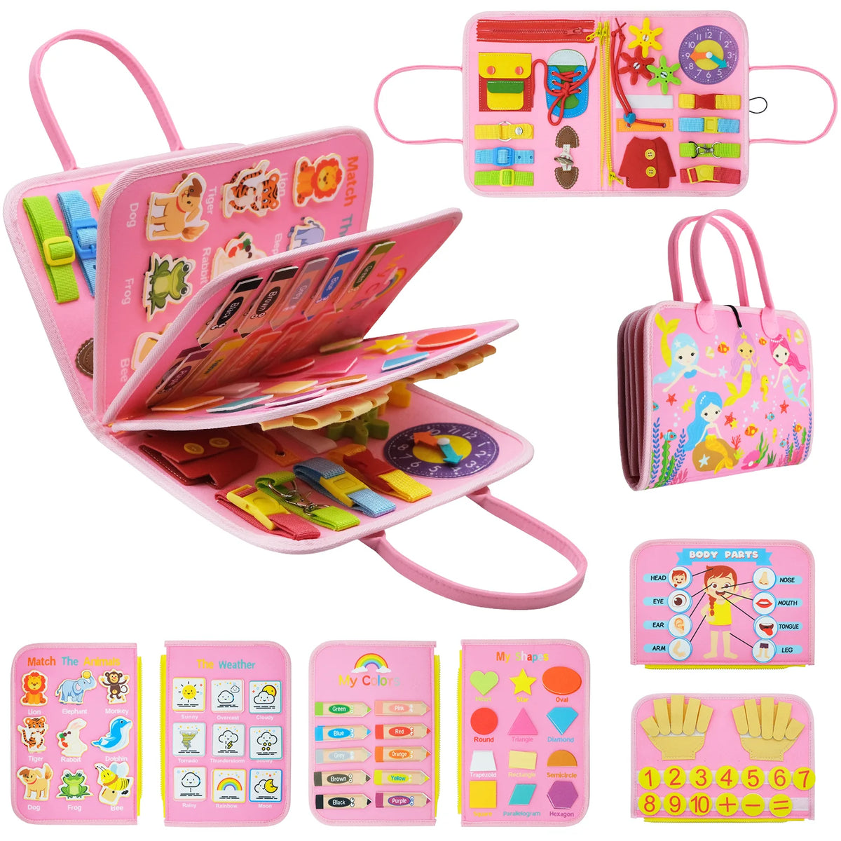 Carry-Along Busy Book — Pivoli Toys — product image 6