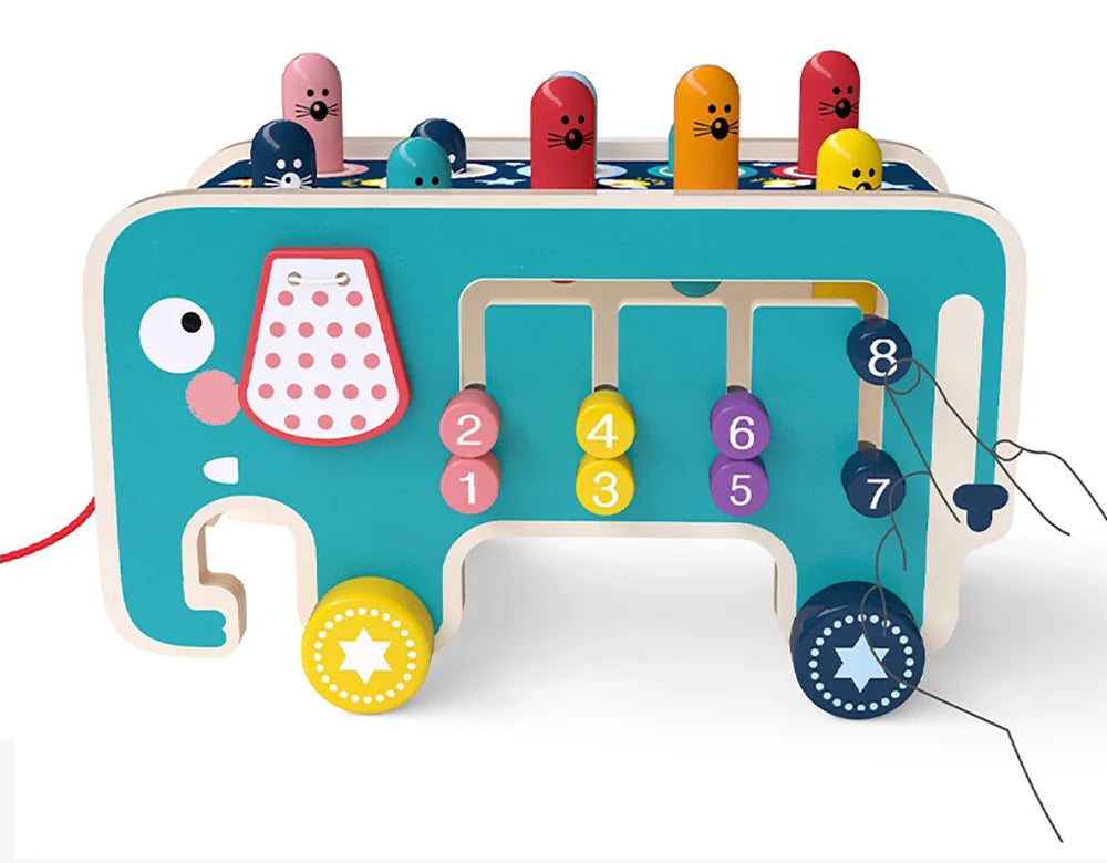 Wooden Hammering Activity Bus — Pivoli Toys — product image 6
