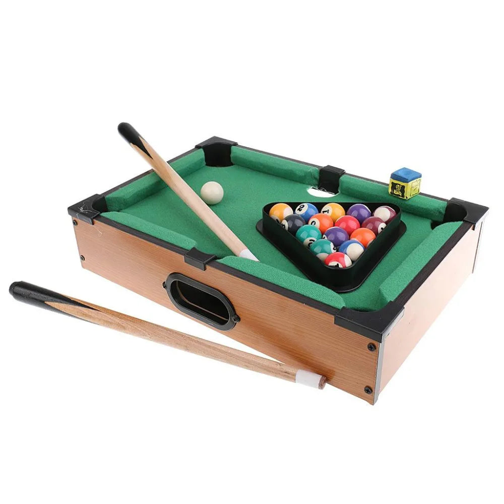 Mini Wooden Tabletop Pool Set — Pivoli Toys — product image 7