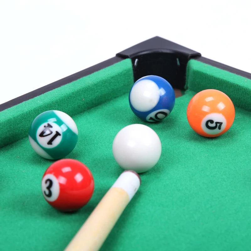 Mini Wooden Tabletop Pool Set — Pivoli Toys — product image 3