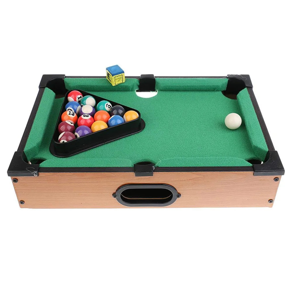 Mini Wooden Tabletop Pool Set — Pivoli Toys — product image 6