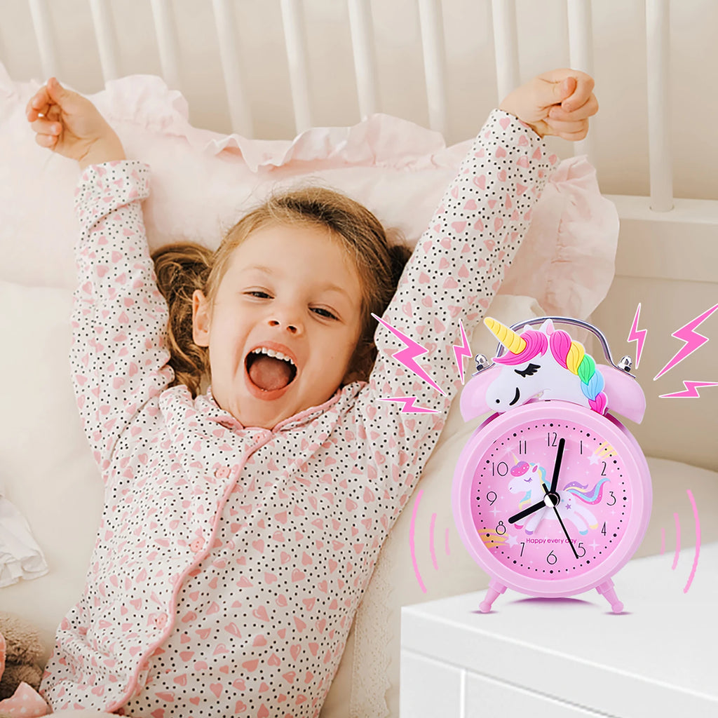 Pink Unicorn Alarm Clock for Kids, additional product view 1