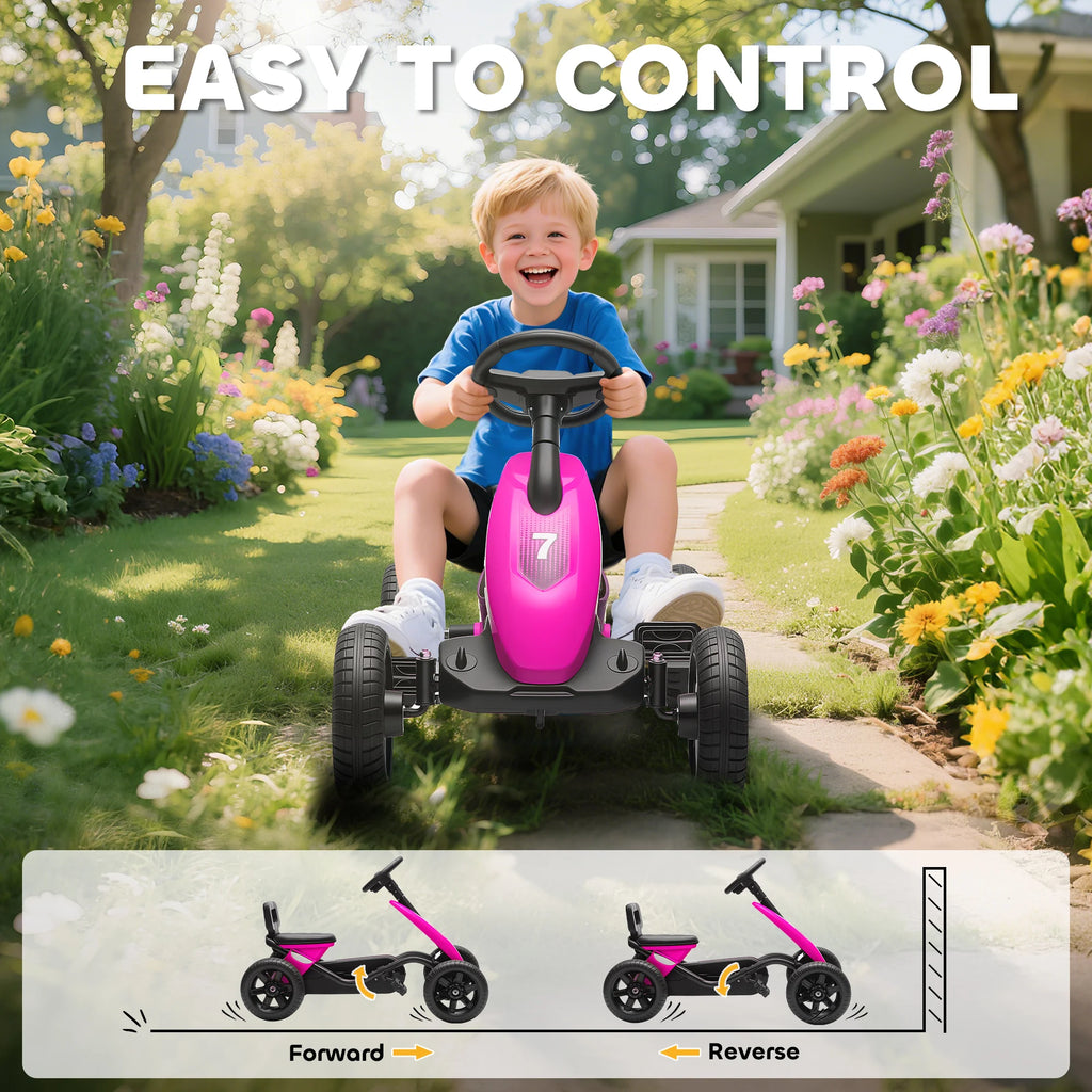 AIYAPLAY Kids' Pedal Go-Kart