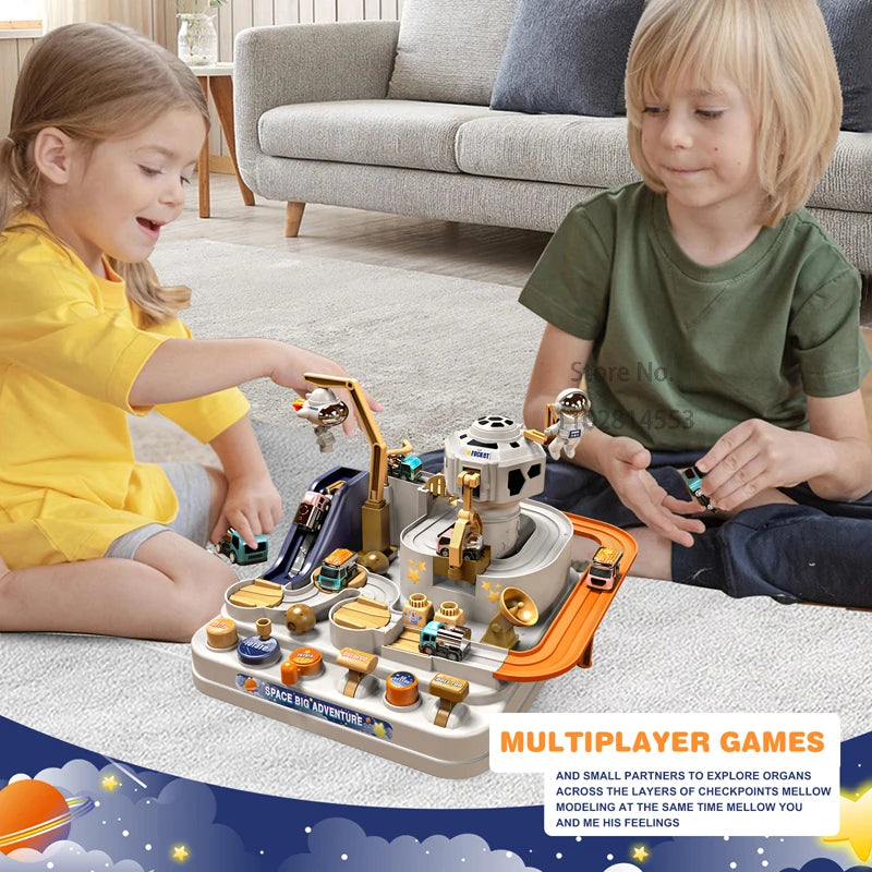 Space Adventure Mechanical Car Track — Pivoli Toys — product image 3