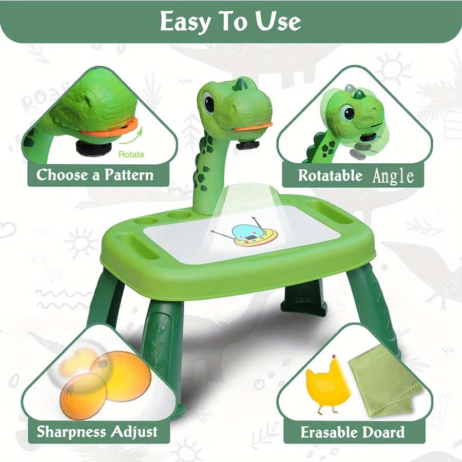 Dinosaur Drawing Projector Table