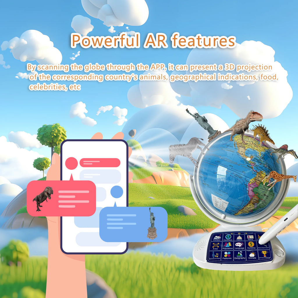 Interactive World Globe with AR Activities — Pivoli Toys — product image 5