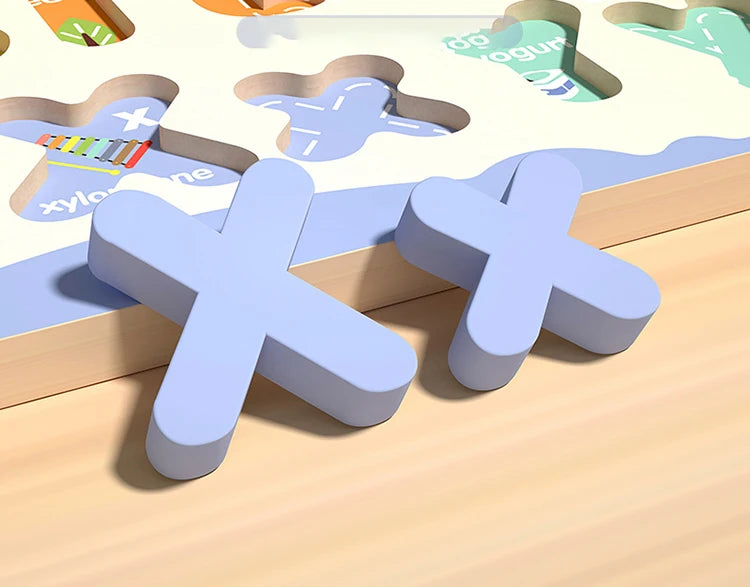 Wooden Alphabet Puzzle – Uppercase & Lowercase
