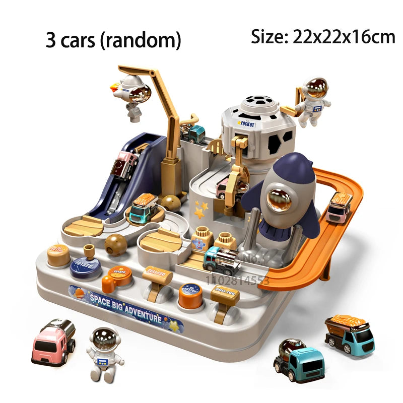 Space Adventure Mechanical Car Track — Pivoli Toys — product image 6