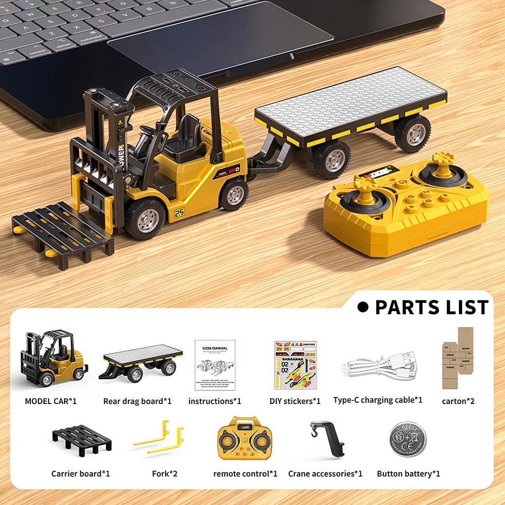 Mini Remote-Control Construction Vehicle — Pivoli Toys — product image 11