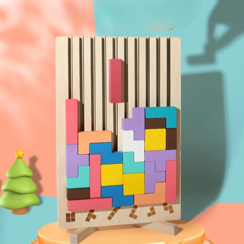 Wooden Drop-In Block Puzzle — Pivoli Toys — product image 5