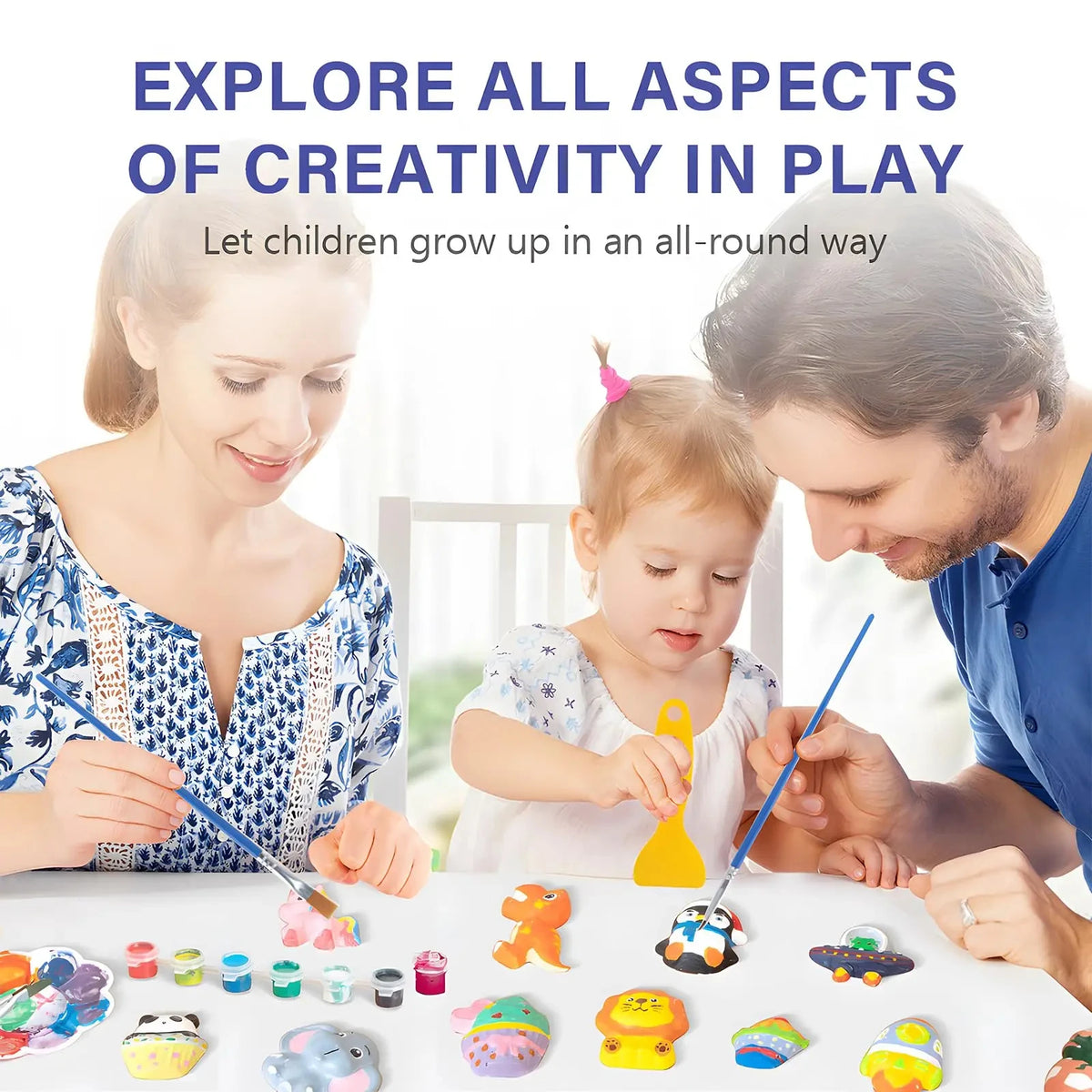 Mould & Paint Kit — Space, Unicorns & Animals