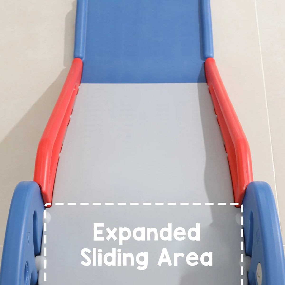 Indoor Dinosaur Slide with Basketball Hoop