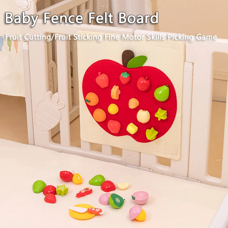 Fruit-Picking Felt Activity Board — 21-Piece Set — Pivoli Toys — product image 2