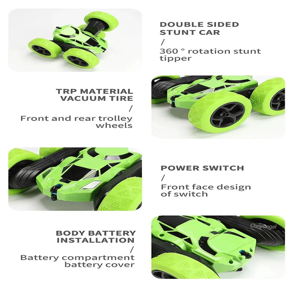 Double-Sided Remote-Control Stunt Car — Pivoli Toys — product image 8