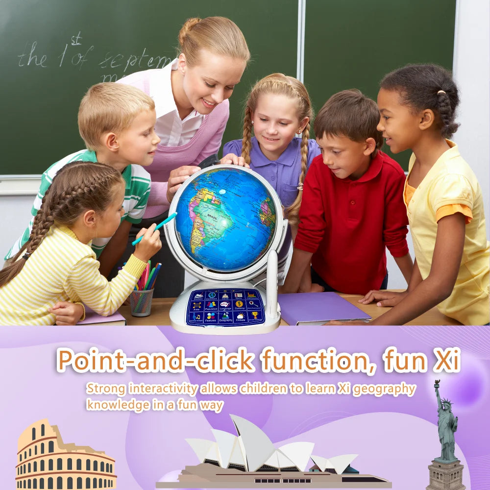 Interactive World Globe with AR Activities — Pivoli Toys — product image 3
