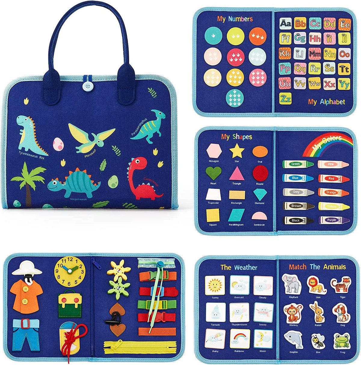 Carry-Along Busy Book — Pivoli Toys — product image 7