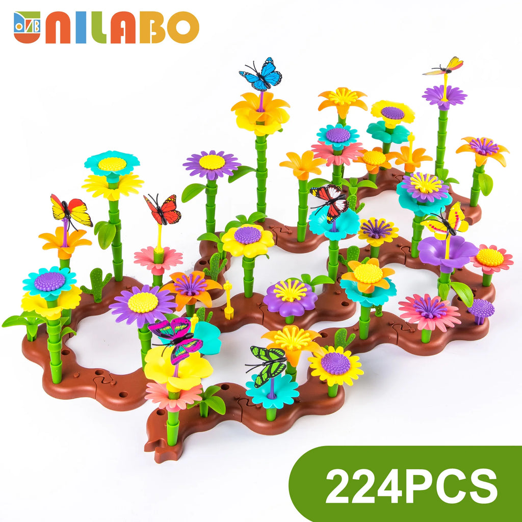 Flower Garden Building Toy — 224 Pieces