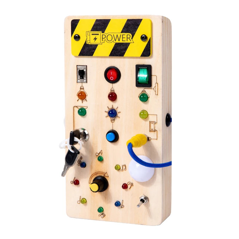 Light-Up Wooden Switch Board — Pivoli Toys — product image 4