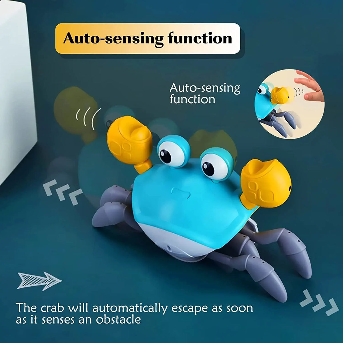Crawling Crab Toy with Music