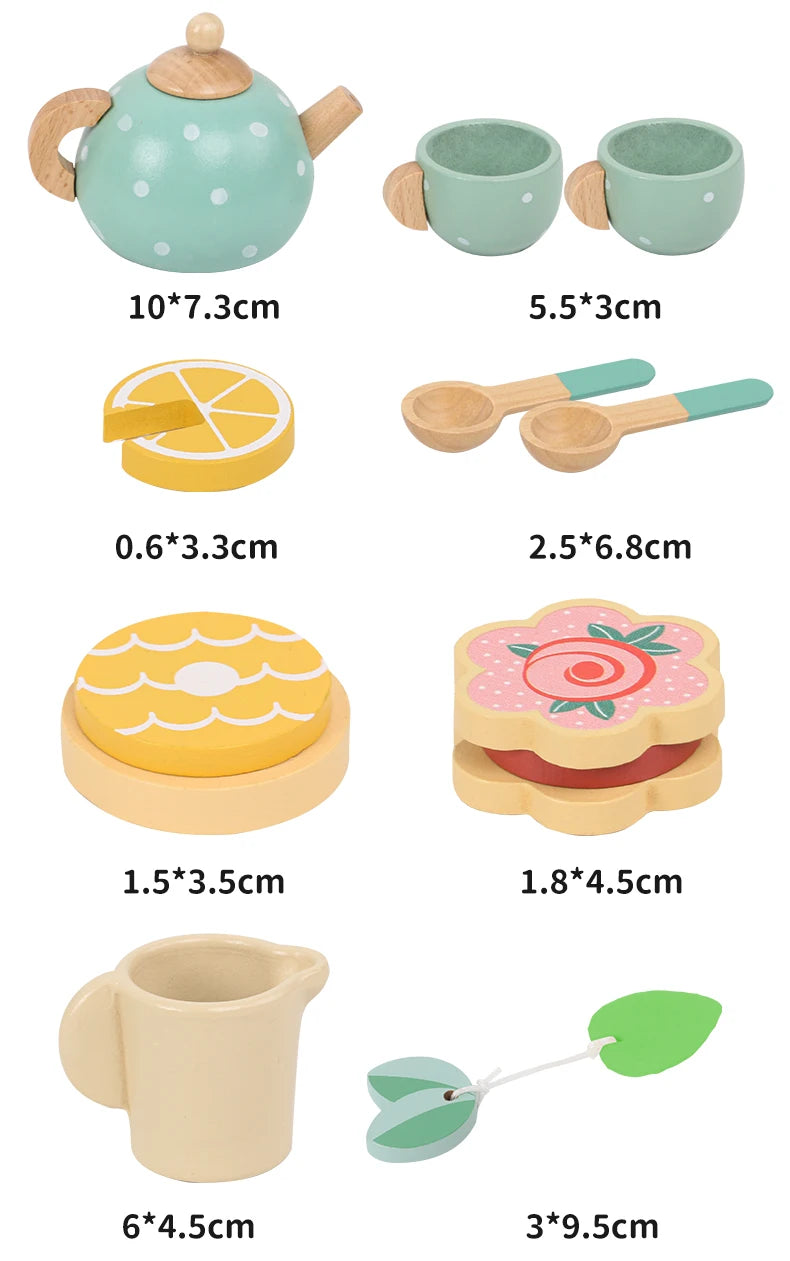 Wooden Afternoon Tea Set, additional product view 1