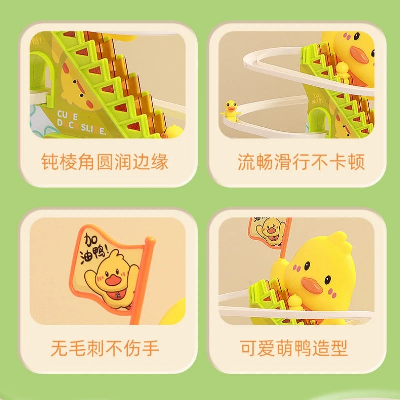 Stair-Climbing Duck Roller Coaster Toy