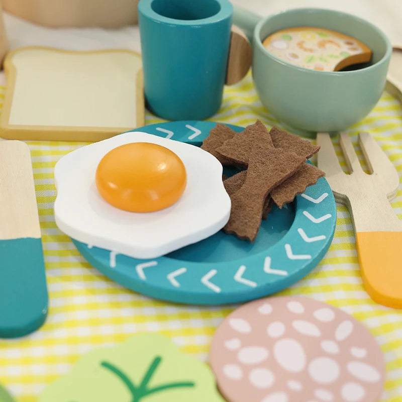 Wooden Cooking Set with Play Food, additional product view 3