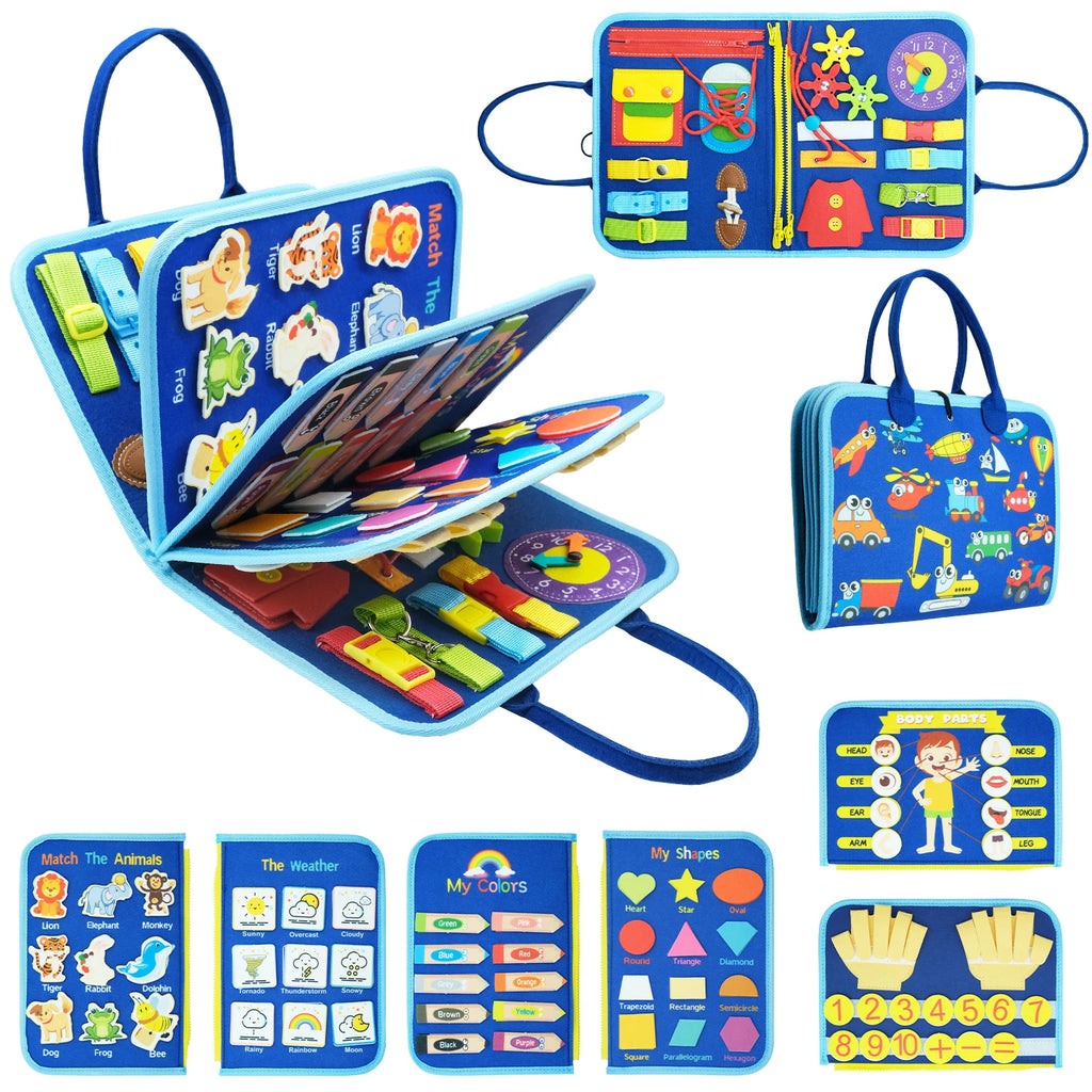 Carry-Along Busy Book — Pivoli Toys — product image 5