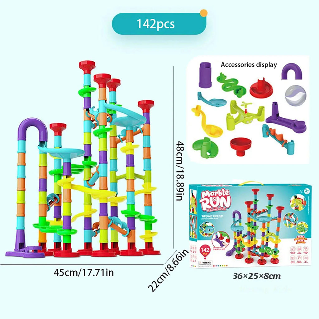 142-Piece Marble Run Building Set — Pivoli Toys — product image 7