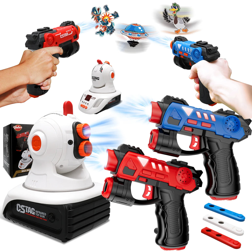 Laser Tag Projector Game with 2 Blasters