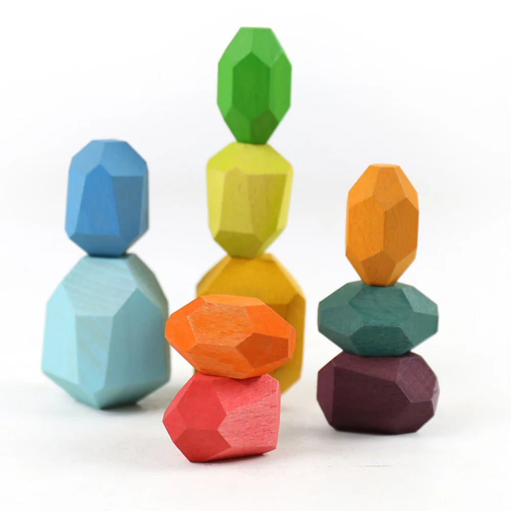 Wooden Stacking Stones – 36-Piece Balancing Set