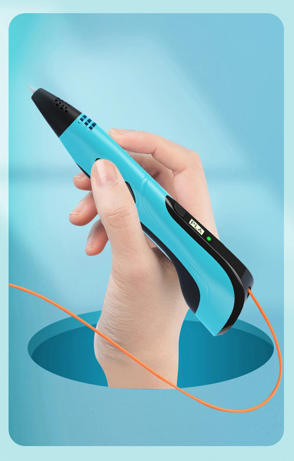 3D Pen for Kids with 100m PLA Filament