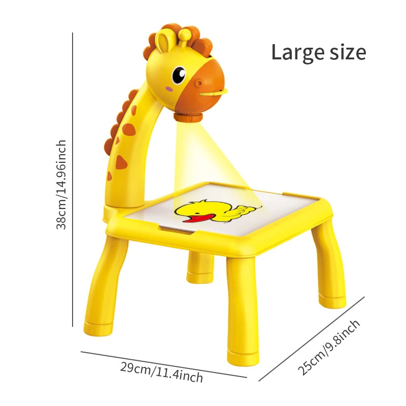 Giraffe Drawing Projector Table