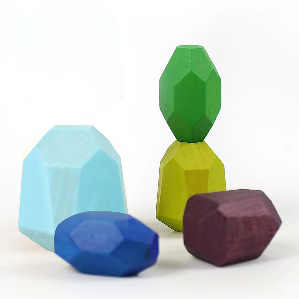 Wooden Stacking Stones – 36-Piece Balancing Set