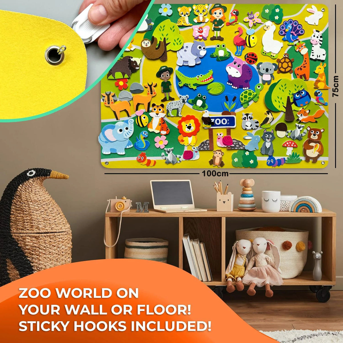Felt Story Board — Animals, Space & More