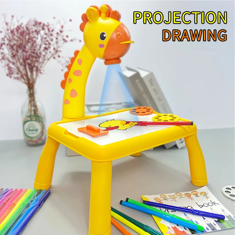 Giraffe Drawing Projector Table