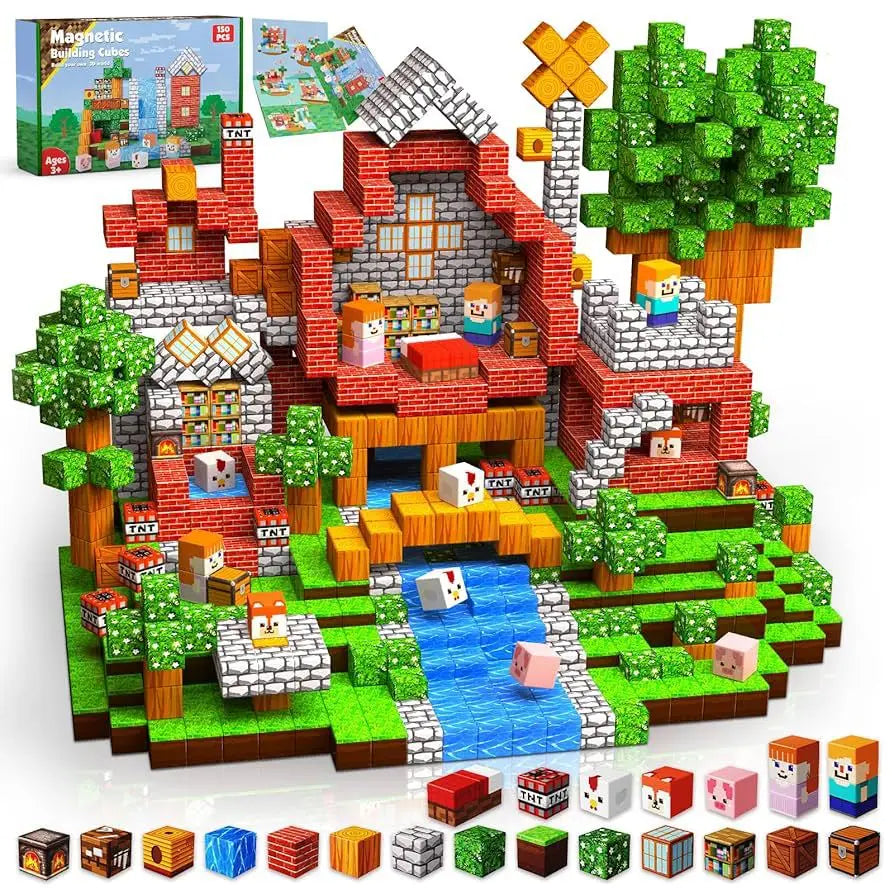 Magnetic Cube Building Set — Pivoli Toys — product image 5
